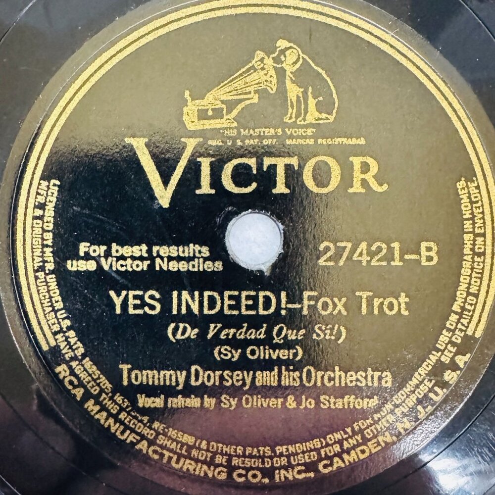 Tommy Dorsey Will You Still Be Mine? 10in Shellac 78 RPM Victor 27421 Vintage - Picture 4 of 4